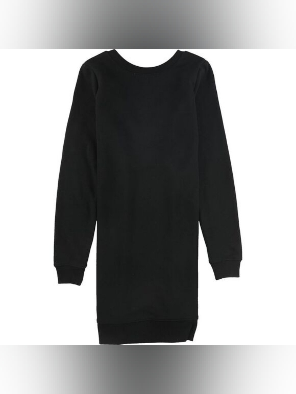 🫟 CULPOS x INC - Open Back, Rhinestone Embellished Sweater Dress, Sz L - Picture 3 of 3